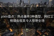 pixiv盘点：热点事件3种类型，网红上榜理由极其令人惊艳全场