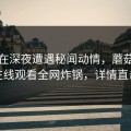 网红在深夜遭遇秘闻动情，蘑菇影视在线观看全网炸锅，详情直击