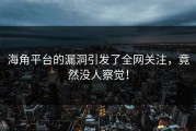 海角平台的漏洞引发了全网关注，竟然没人察觉！