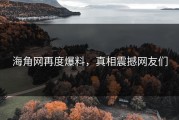 海角网再度爆料，真相震撼网友们