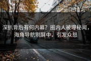 深扒背后有何内幕？圈内人被曝秘闻，海角导航刷屏中，引发众怒