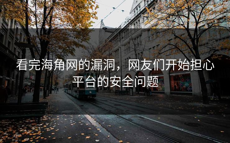 看完海角网的漏洞，网友们开始担心平台的安全问题