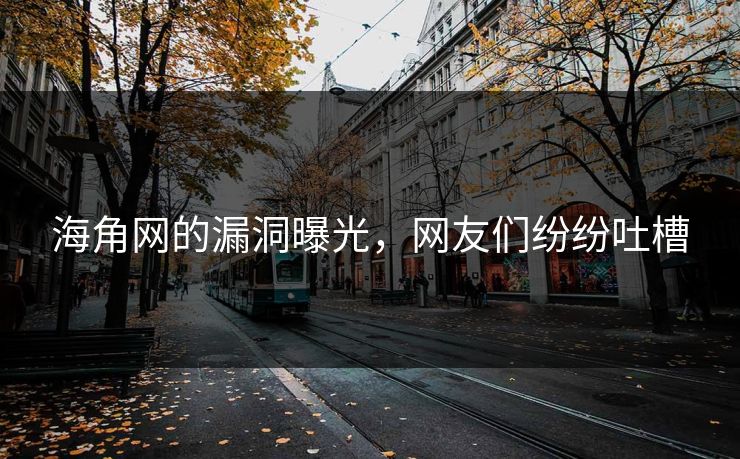 海角网的漏洞曝光，网友们纷纷吐槽